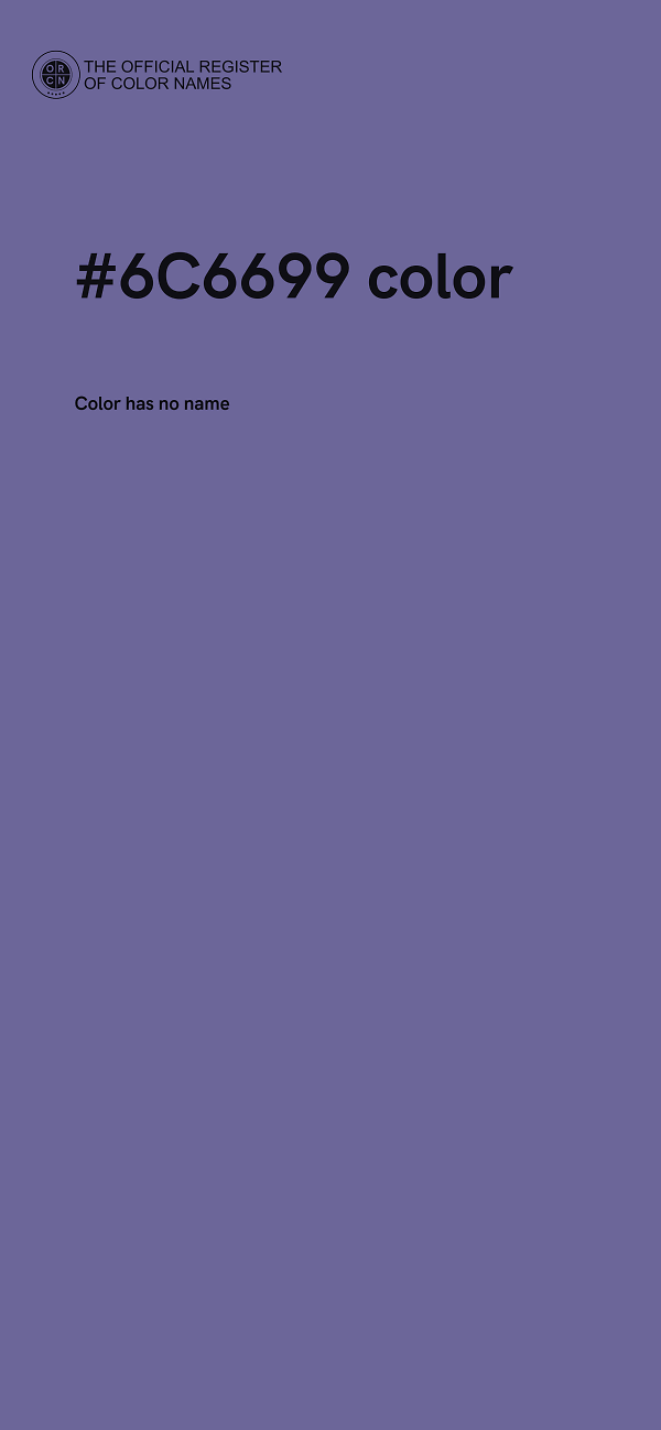 #6C6699 color image