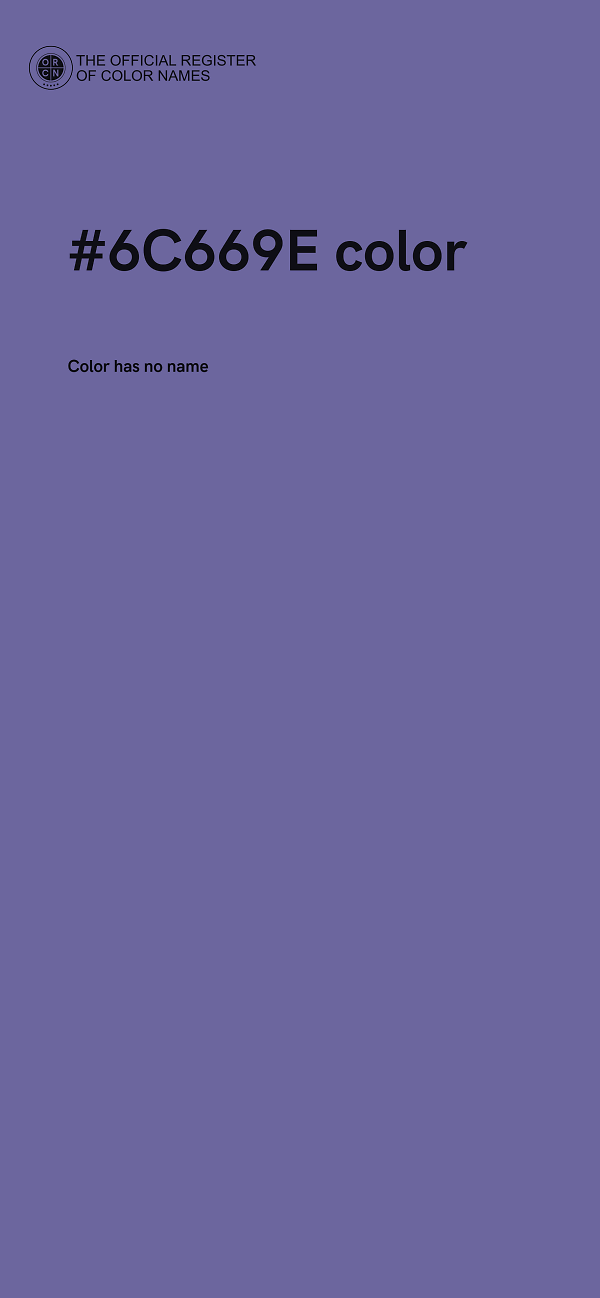#6C669E color image