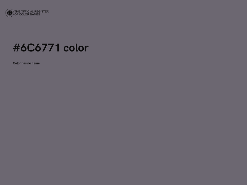 #6C6771 color image