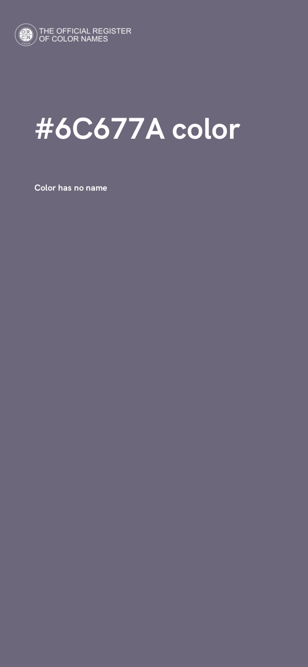 #6C677A color image