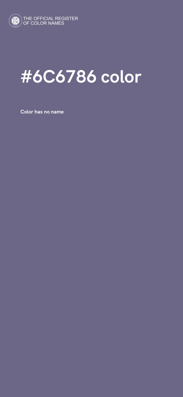 #6C6786 color image
