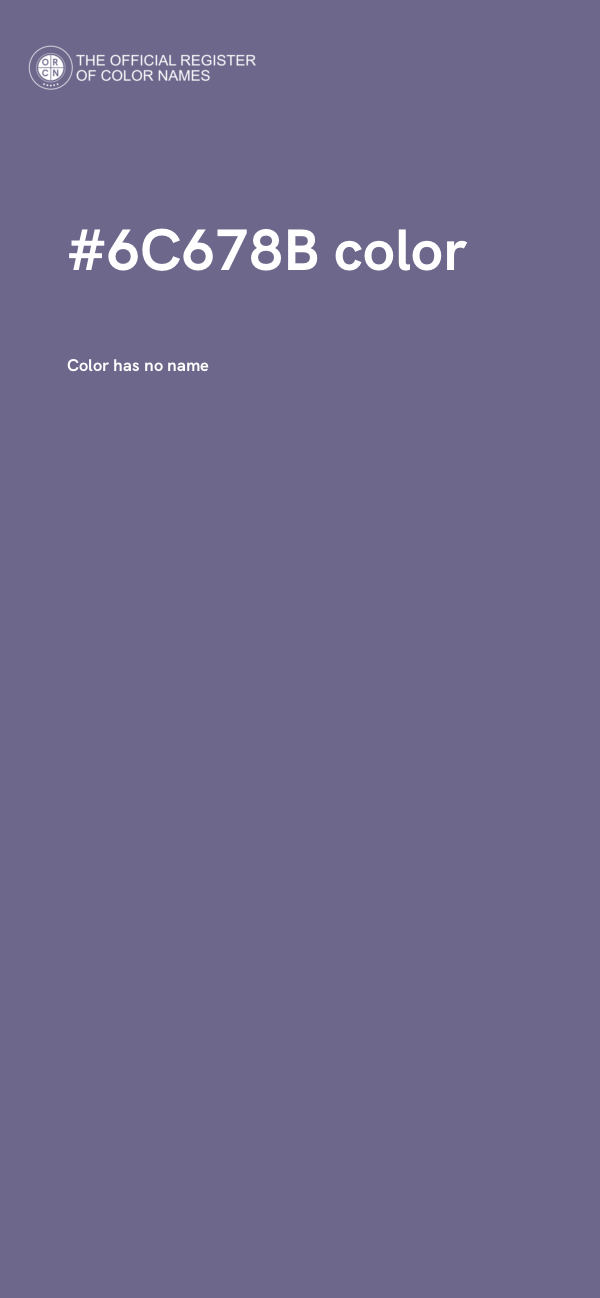 #6C678B color image