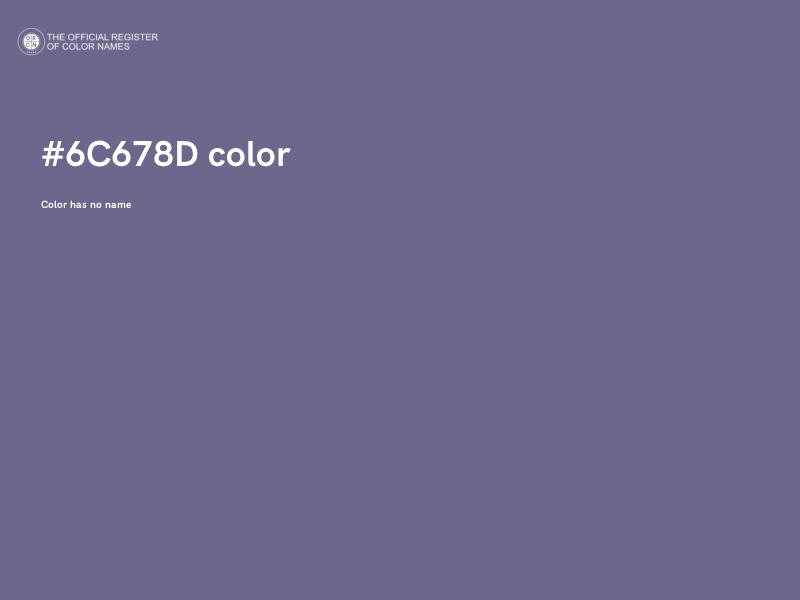 #6C678D color image
