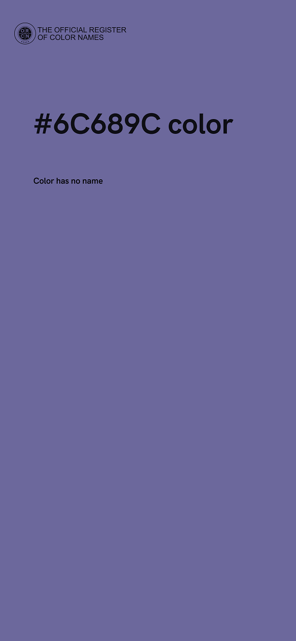 #6C689C color image