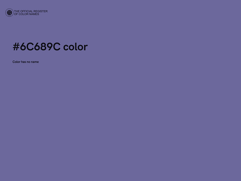 #6C689C color image