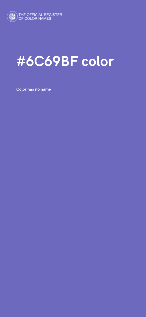 #6C69BF color image