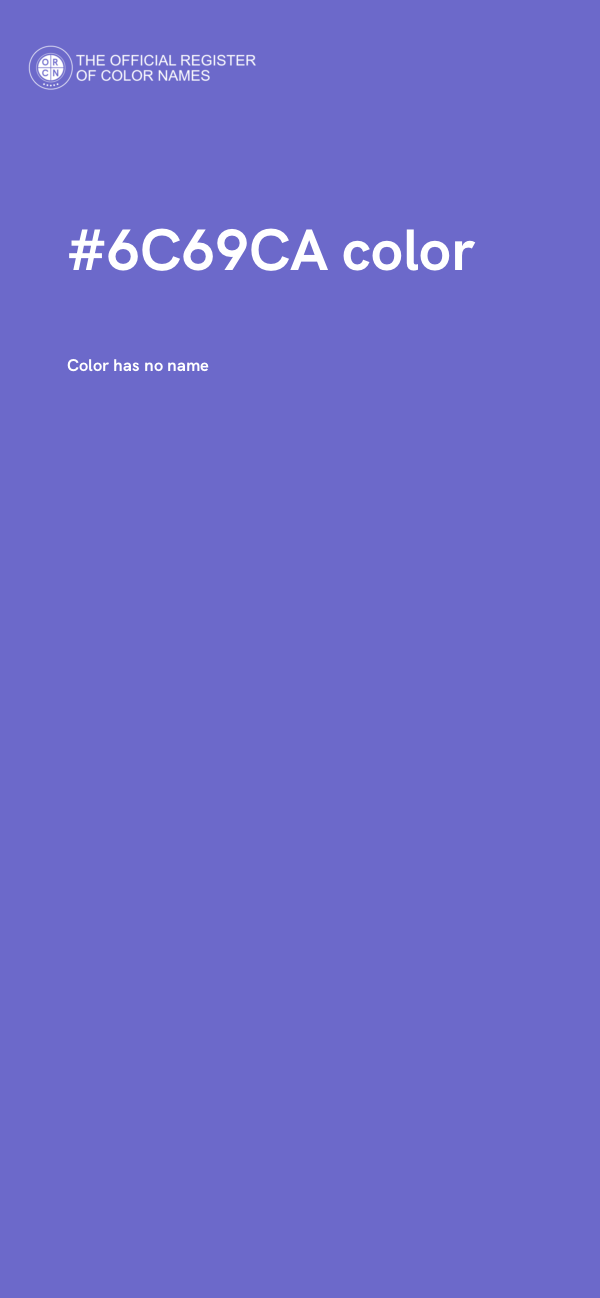 #6C69CA color image