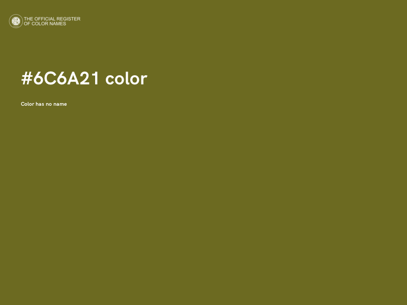 #6C6A21 color image