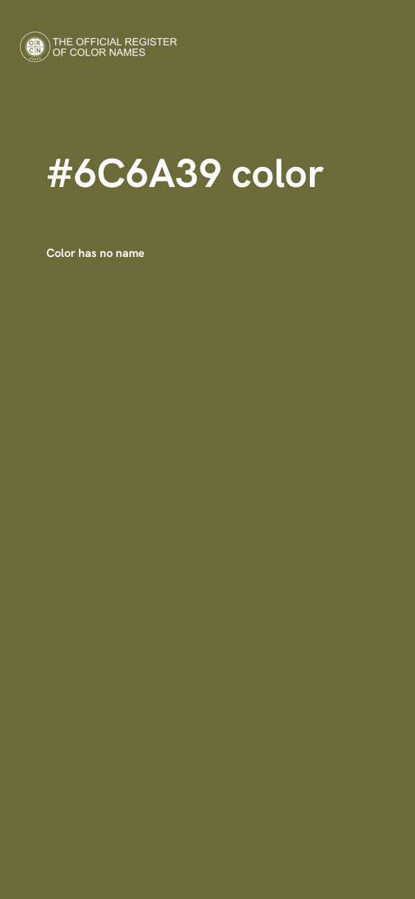 #6C6A39 color image