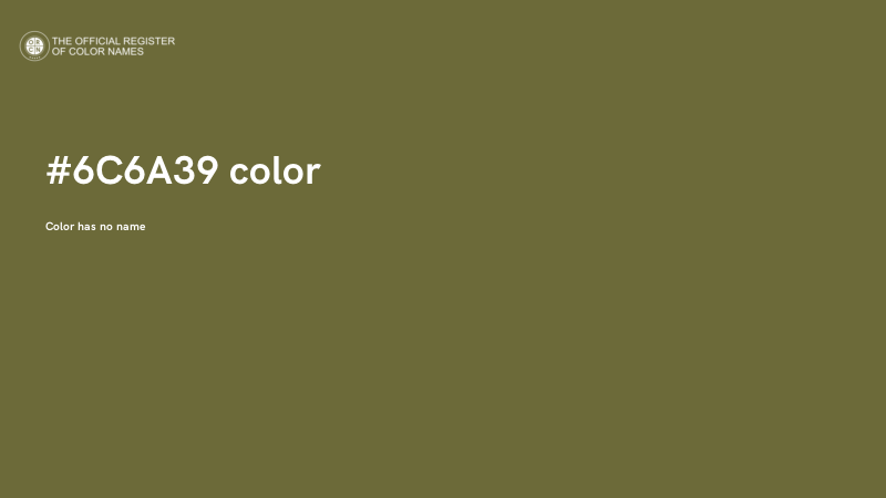 #6C6A39 color image