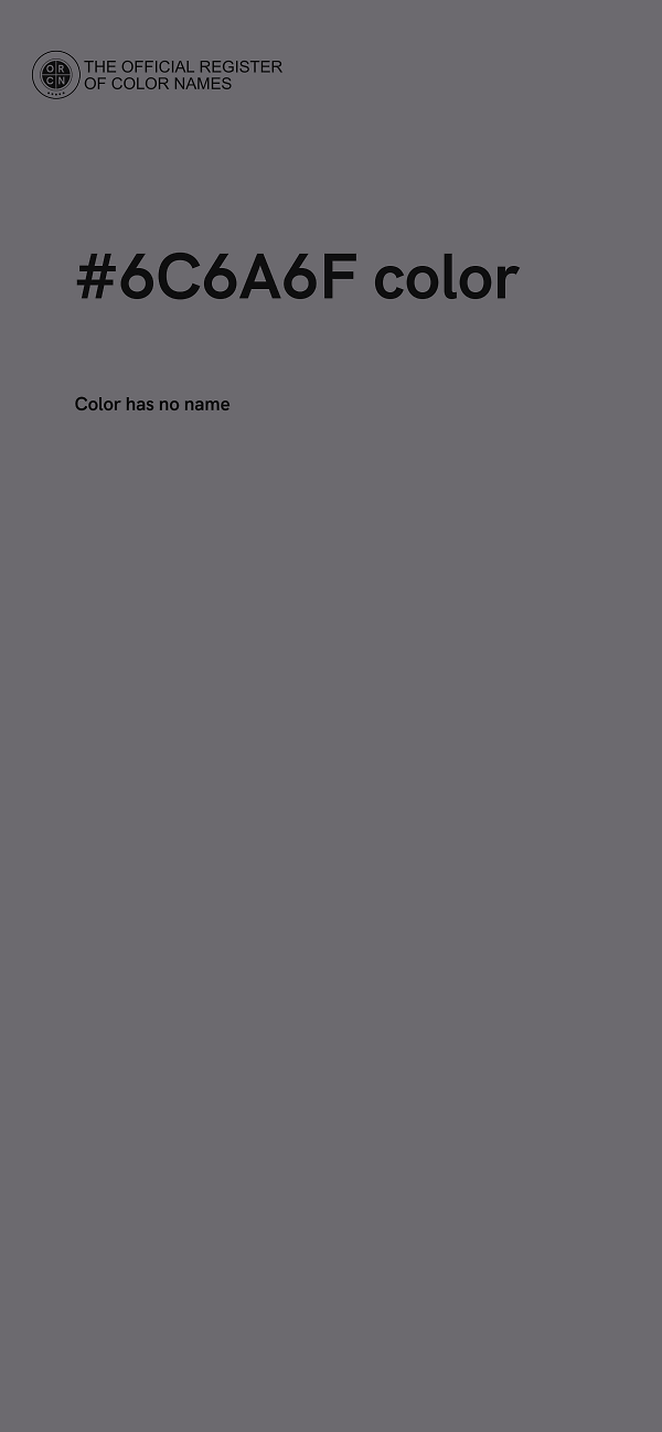#6C6A6F color image