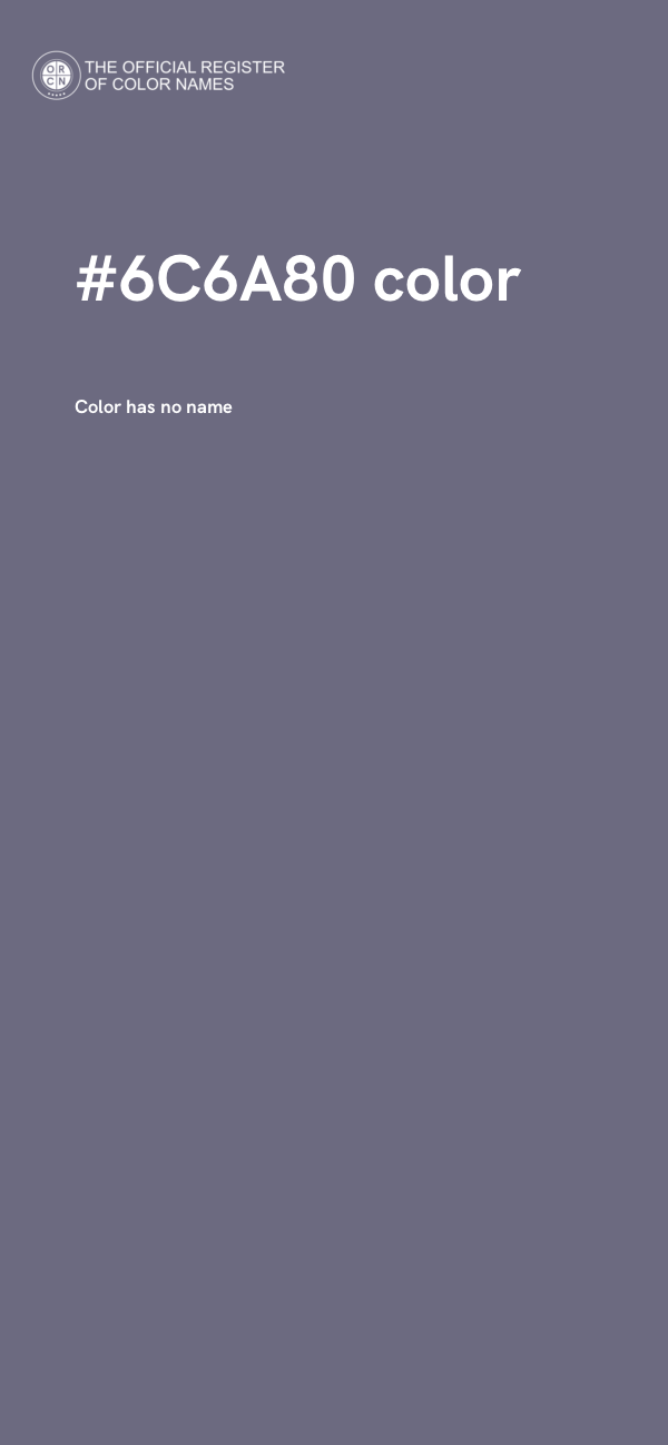 #6C6A80 color image
