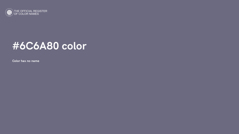 #6C6A80 color image