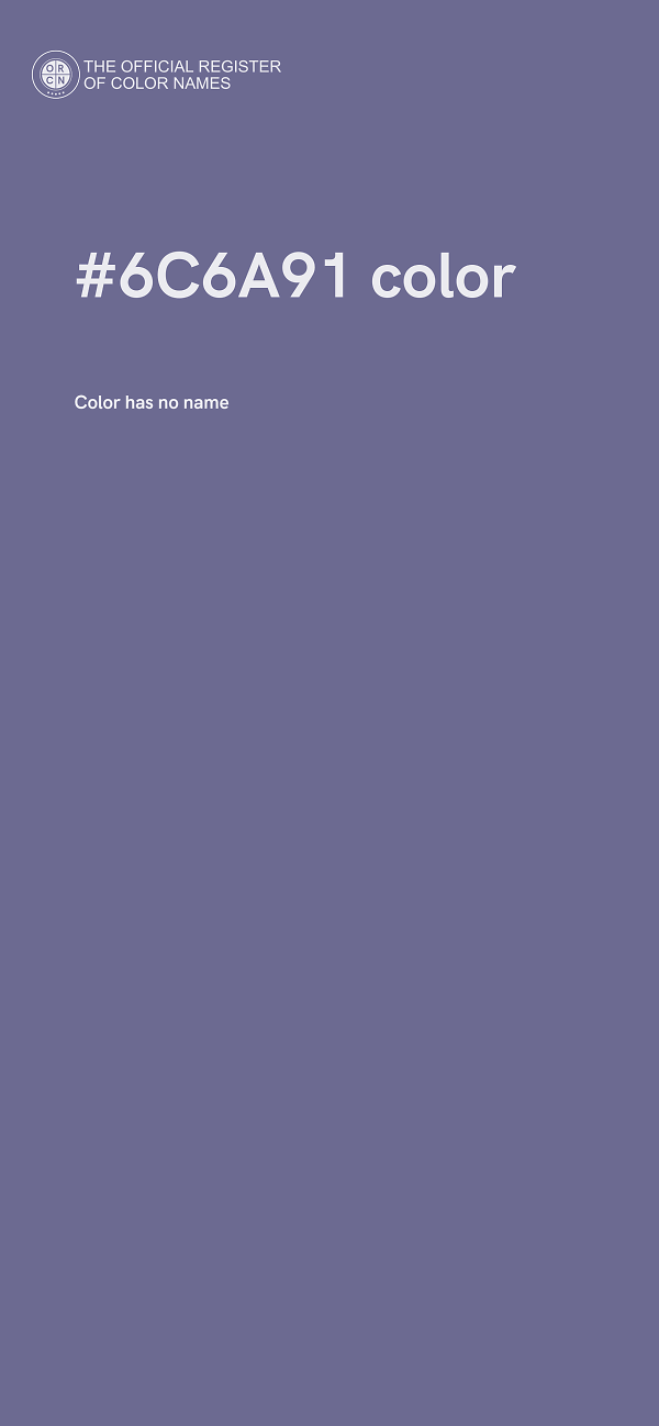 #6C6A91 color image