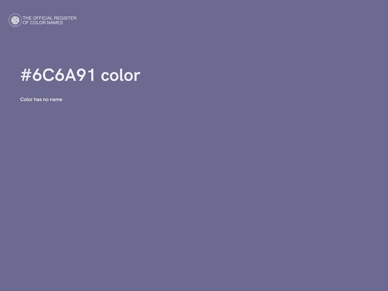 #6C6A91 color image