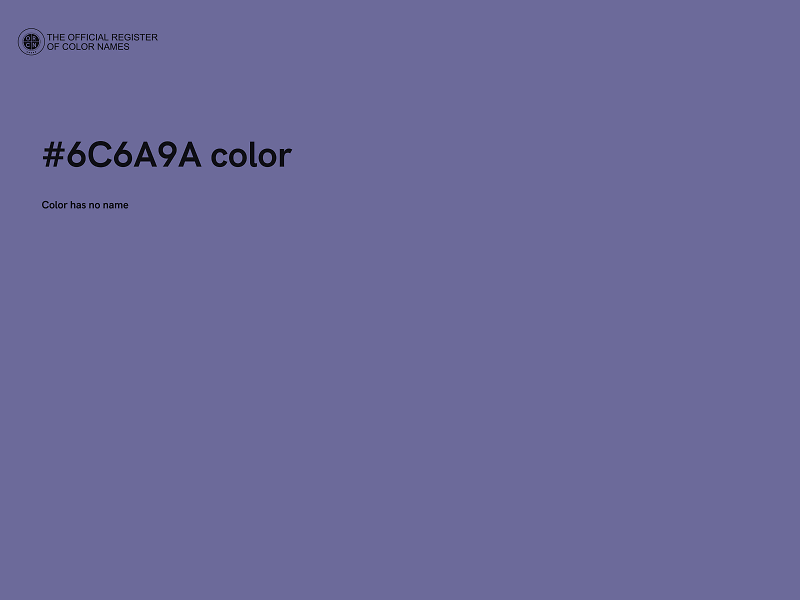 #6C6A9A color image