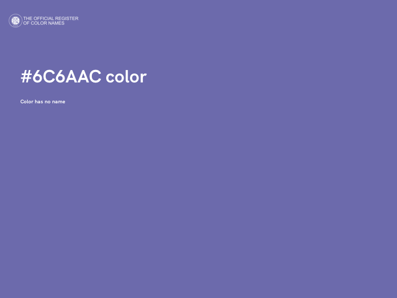 #6C6AAC color image