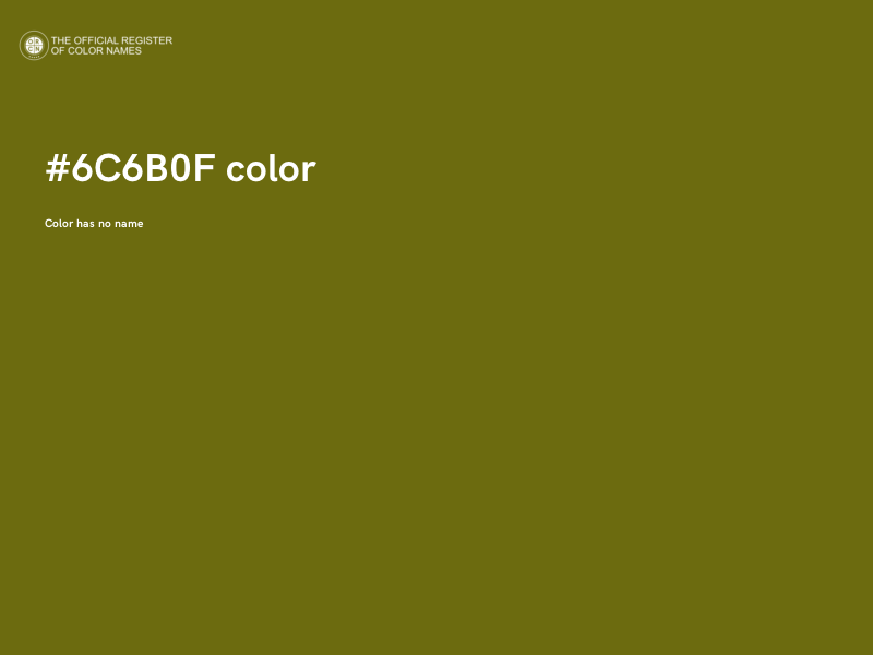 #6C6B0F color image