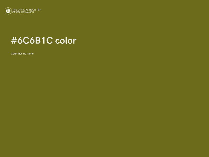 #6C6B1C color image