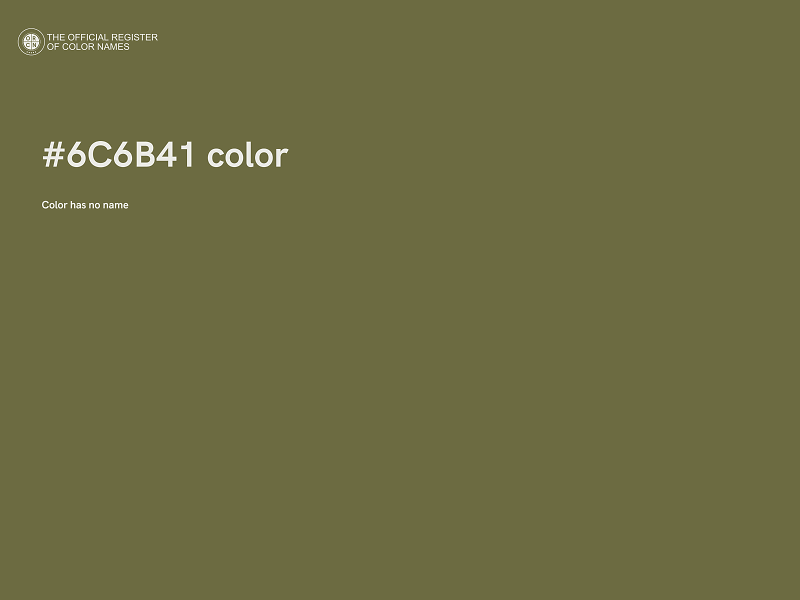 #6C6B41 color image