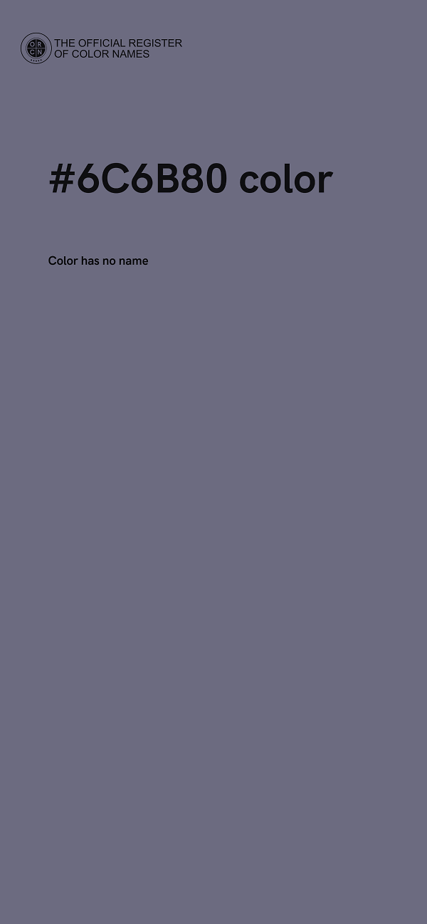 #6C6B80 color image