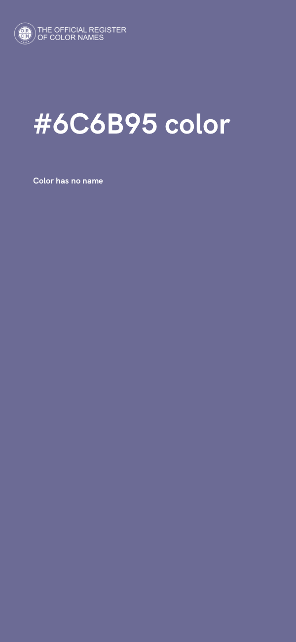 #6C6B95 color image
