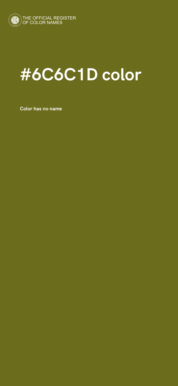 #6C6C1D color image