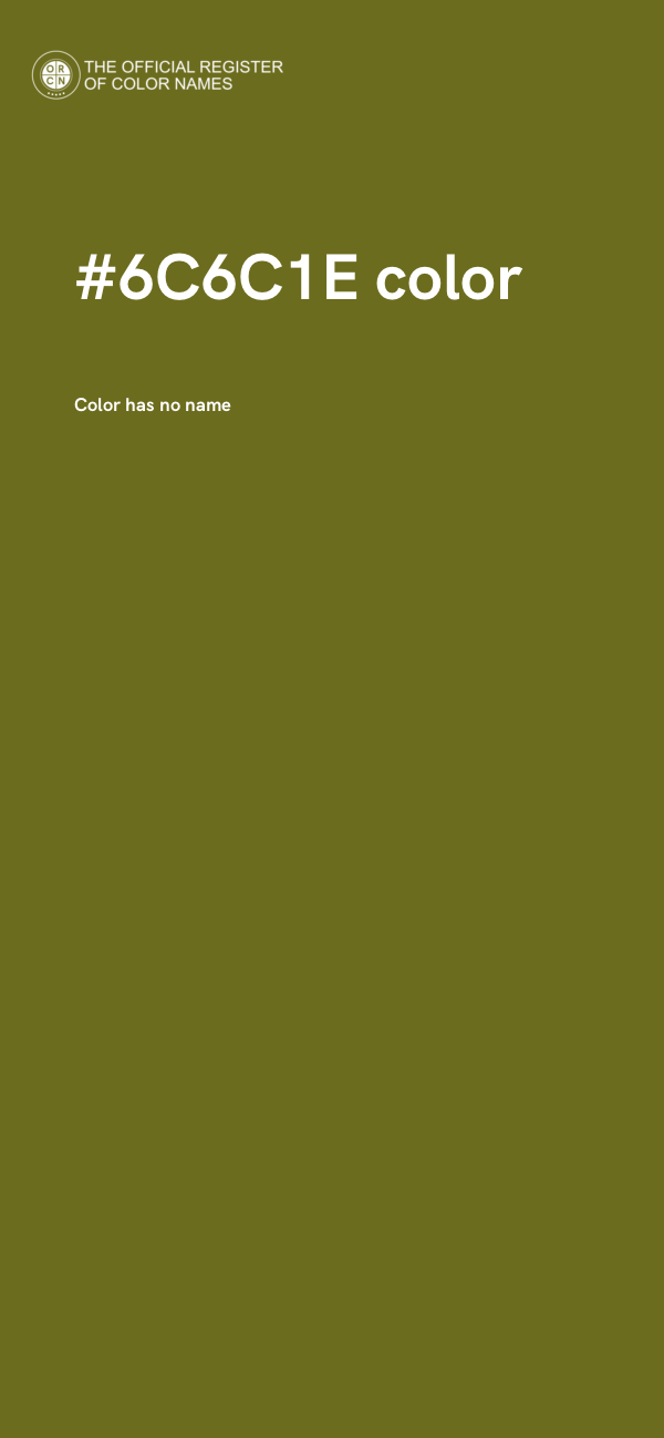 #6C6C1E color image