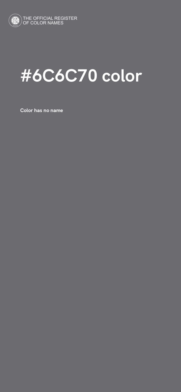 #6C6C70 color image