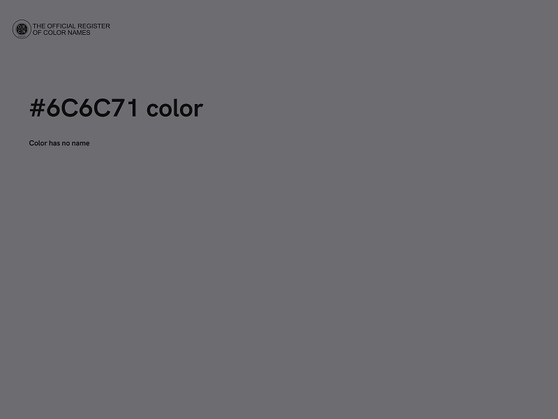 #6C6C71 color image