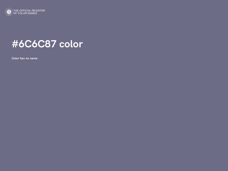 #6C6C87 color image