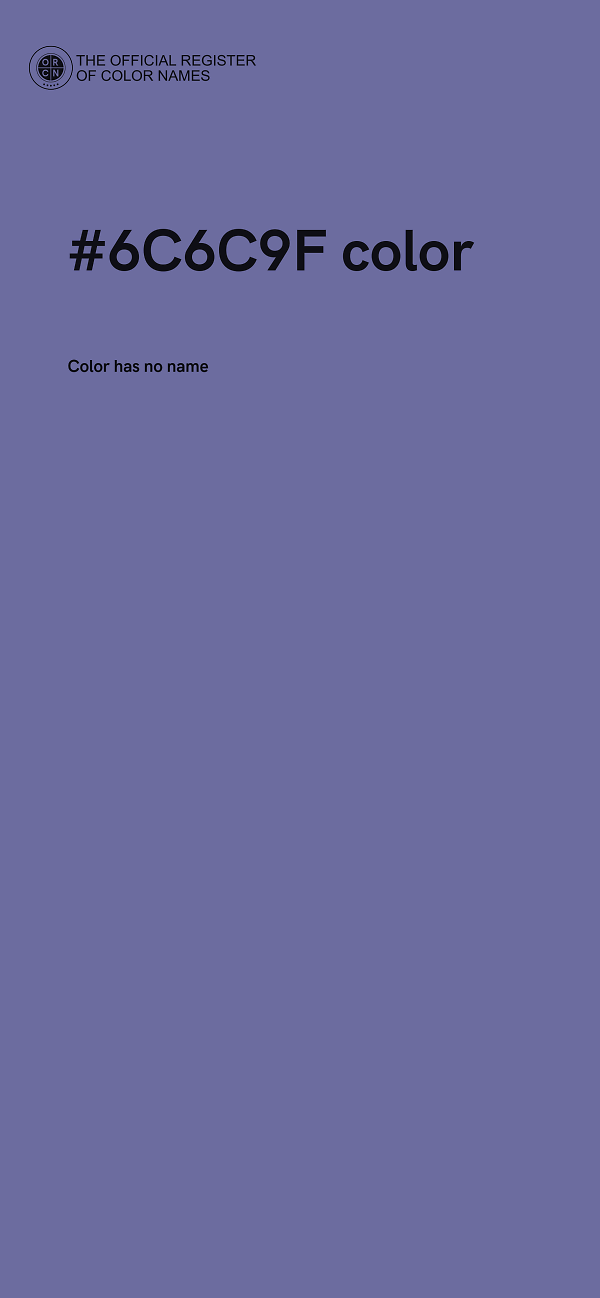 #6C6C9F color image