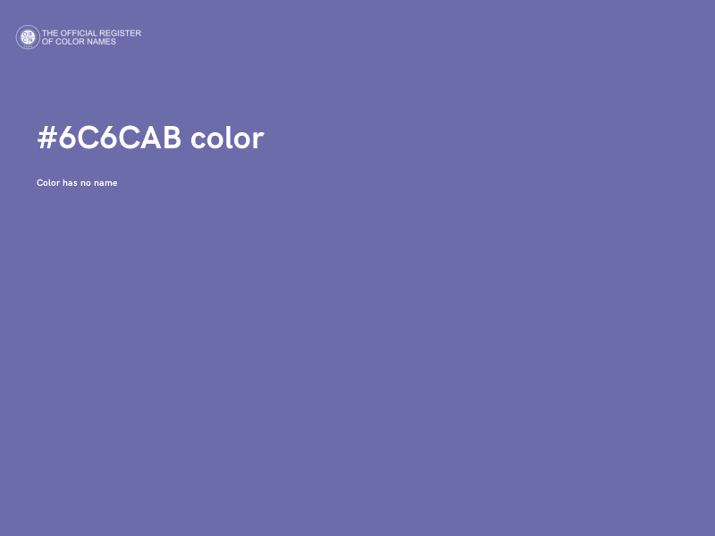 #6C6CAB color image