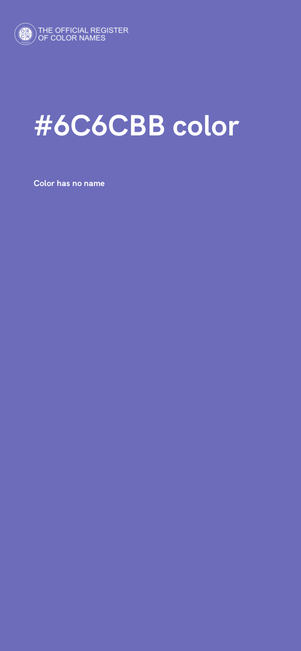#6C6CBB color image