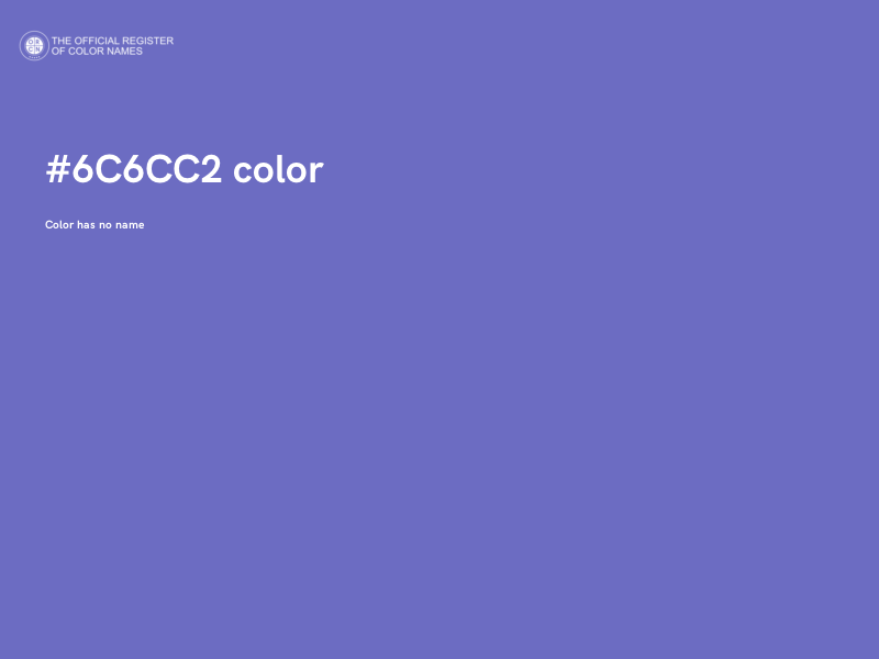 #6C6CC2 color image