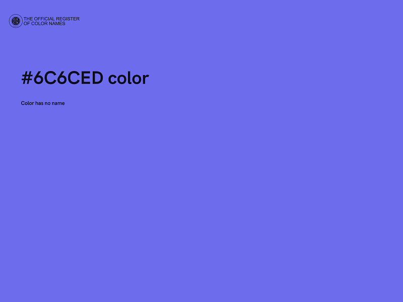 #6C6CED color image