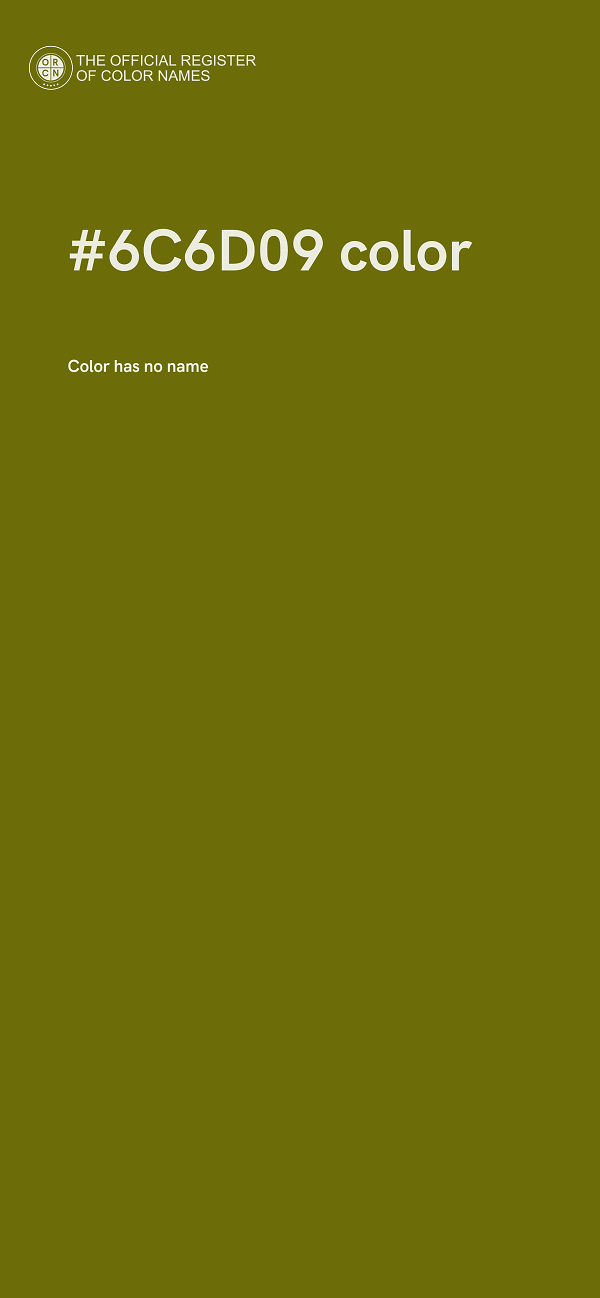 #6C6D09 color image