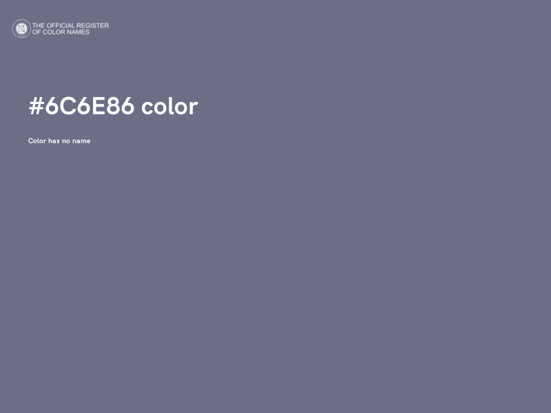 #6C6E86 color image
