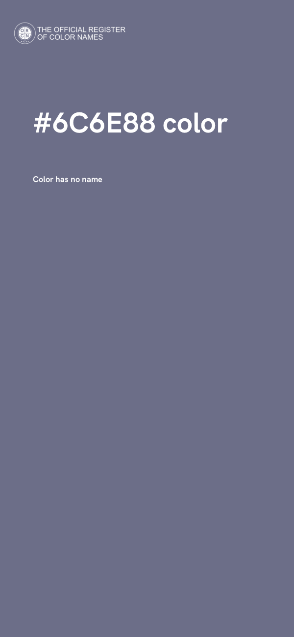#6C6E88 color image