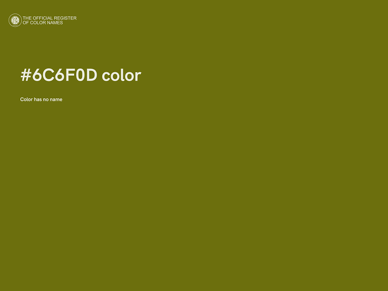 #6C6F0D color image