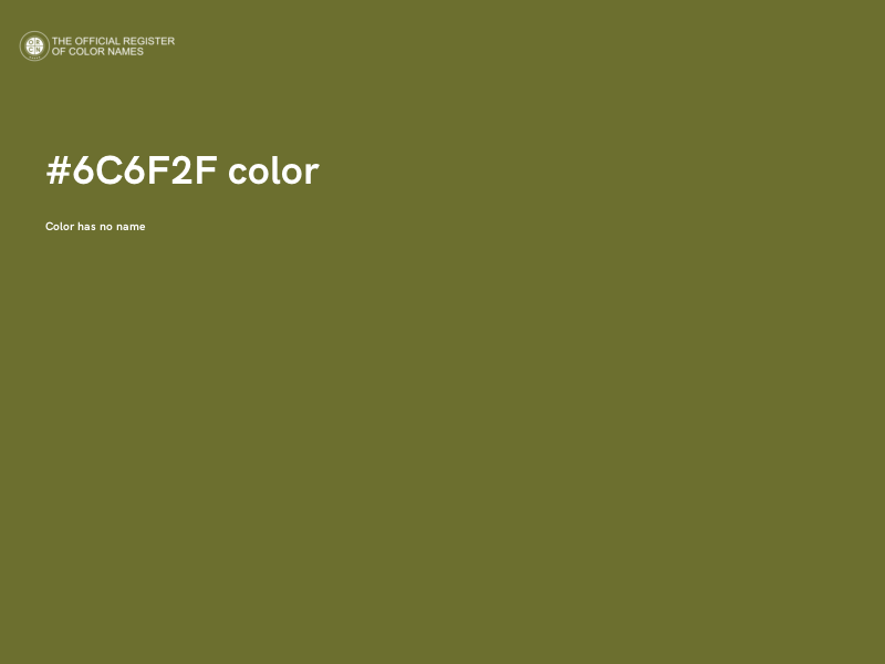 #6C6F2F color image