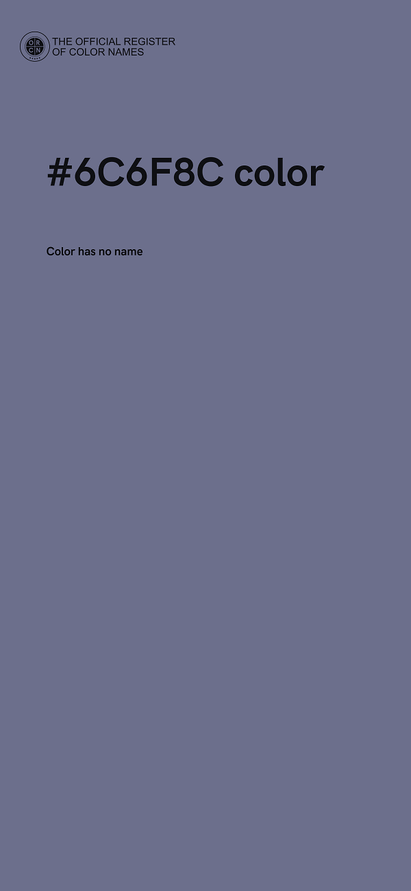 #6C6F8C color image