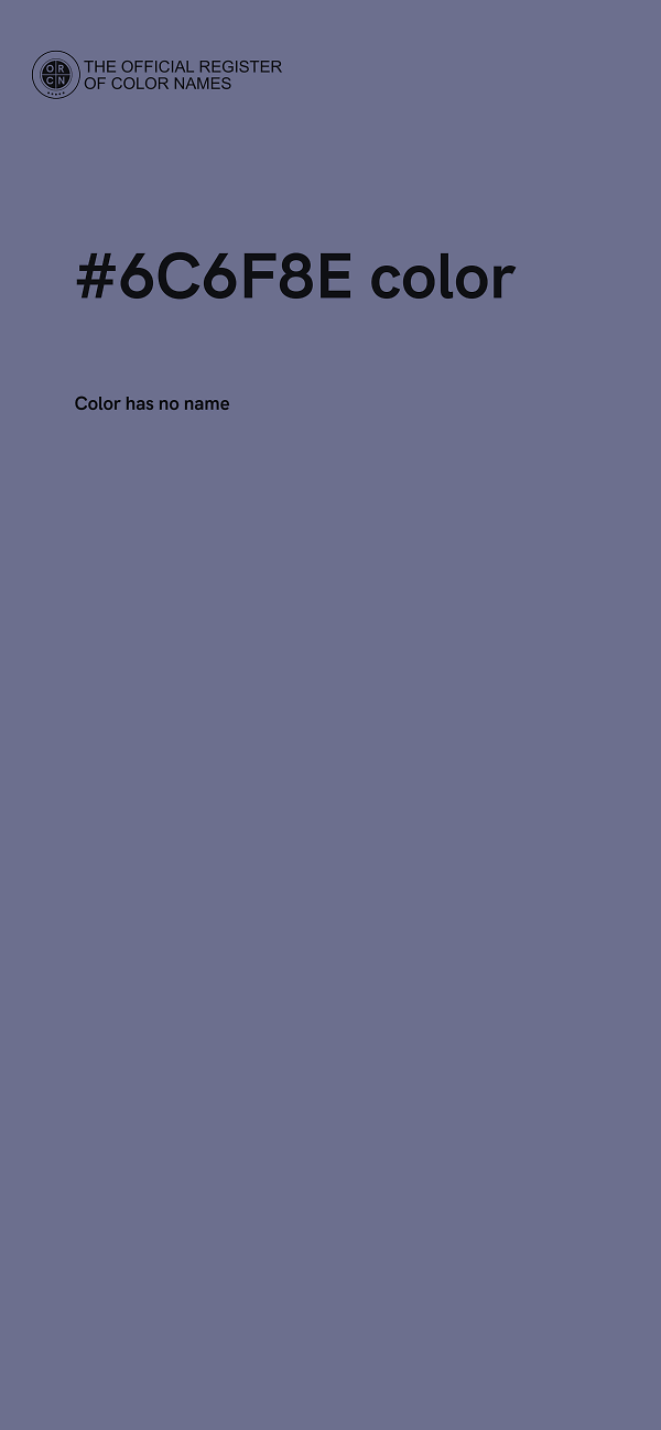 #6C6F8E color image
