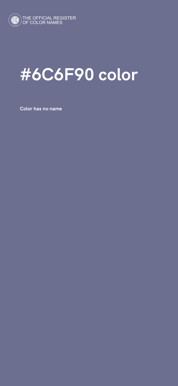 #6C6F90 color image