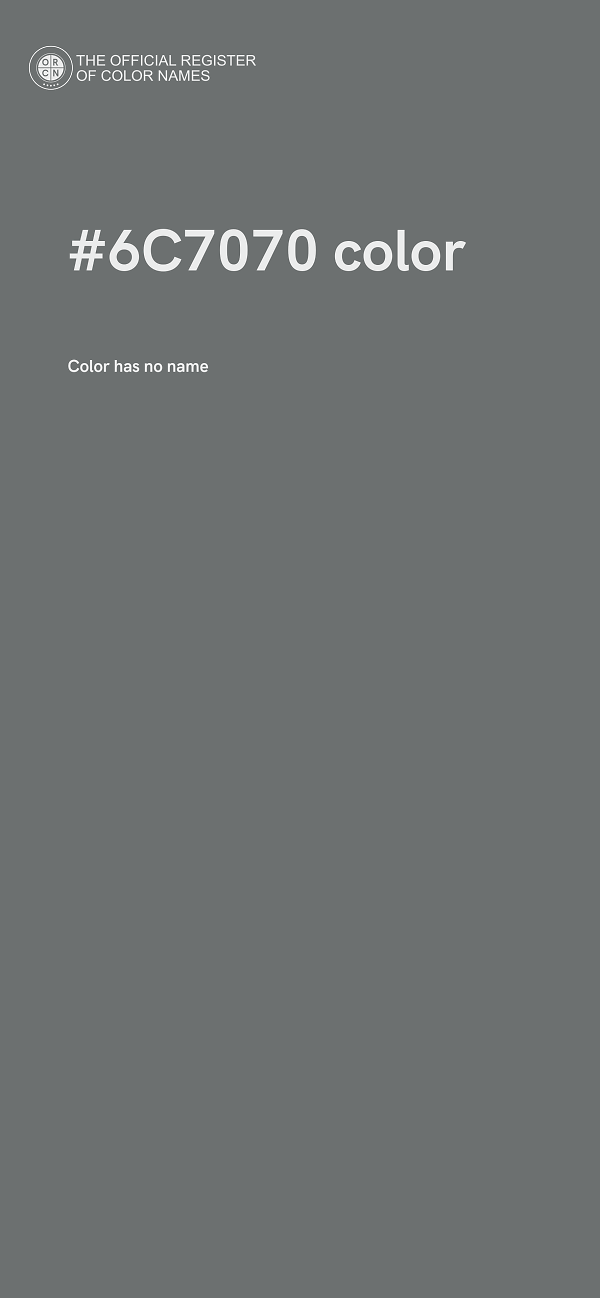 #6C7070 color image