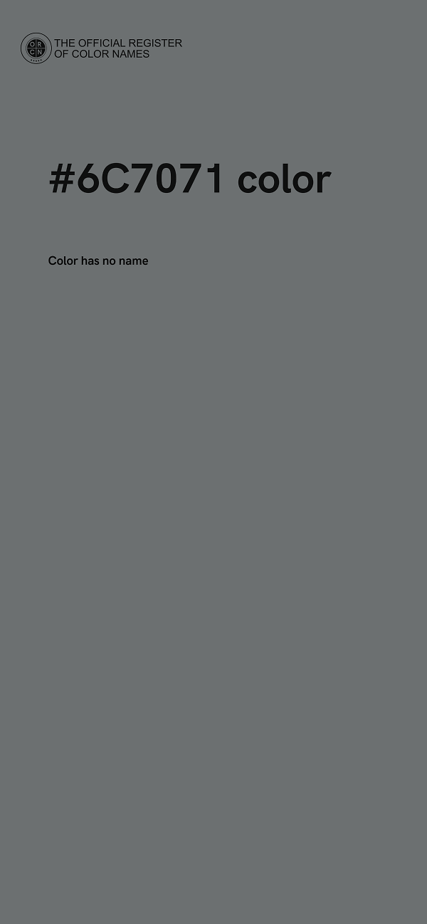 #6C7071 color image