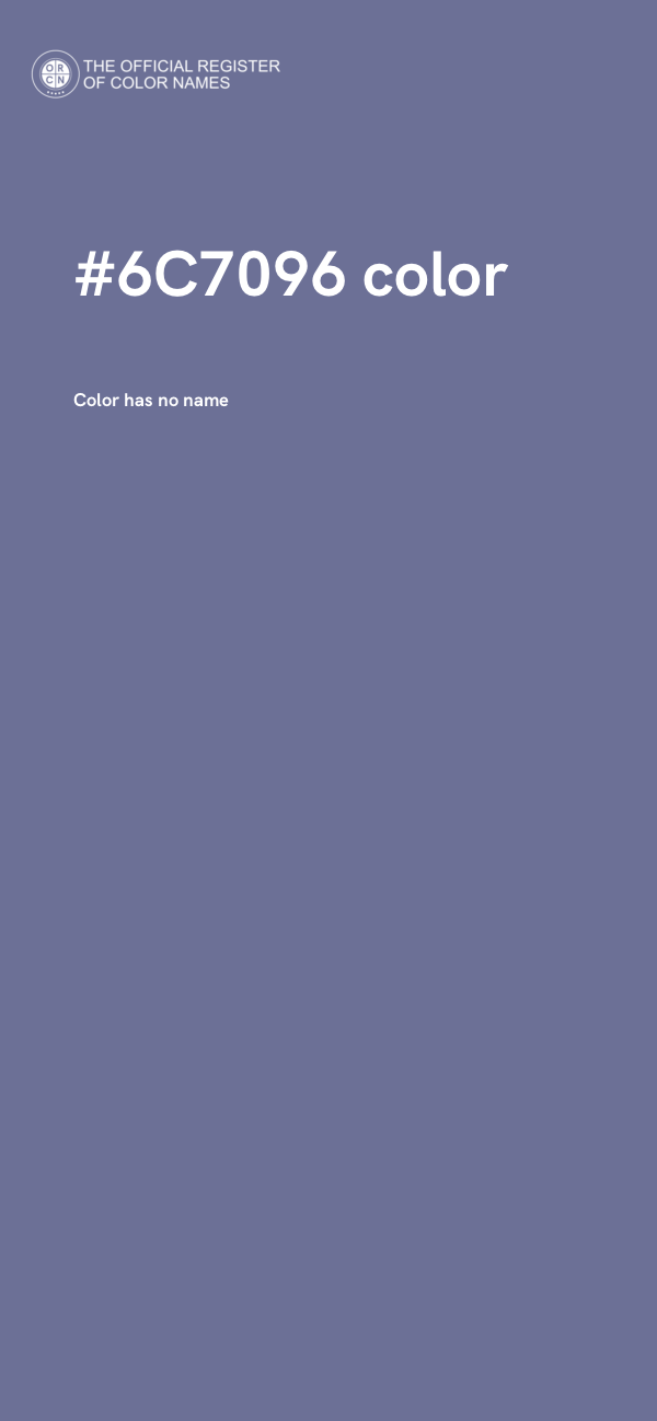 #6C7096 color image