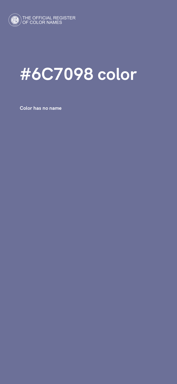#6C7098 color image