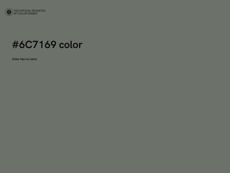 #6C7169 color image