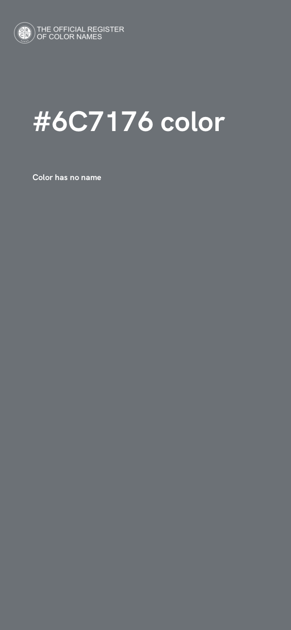 #6C7176 color image